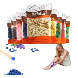 MAIAM Perlas de Cera Española Depilatoria, Cera Caliente Premium para Depilación Sin Tiras, Sin Dolor en Casa para Mujeres y Hombres, Ideal para Bikini, Cuerpo, Axilas, Piernas y Brazos, 2 Piezas x 100g