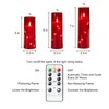 Raycare Flameless Candles with Embedded Star String, 9 Pcs Battery