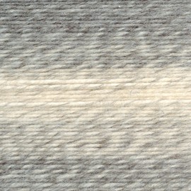 Lion Brand Yarn 826-216 Scarfie Yarn, Cream/Silver