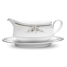 Noritake Sweet Leilani Gravy Boat with Stand
