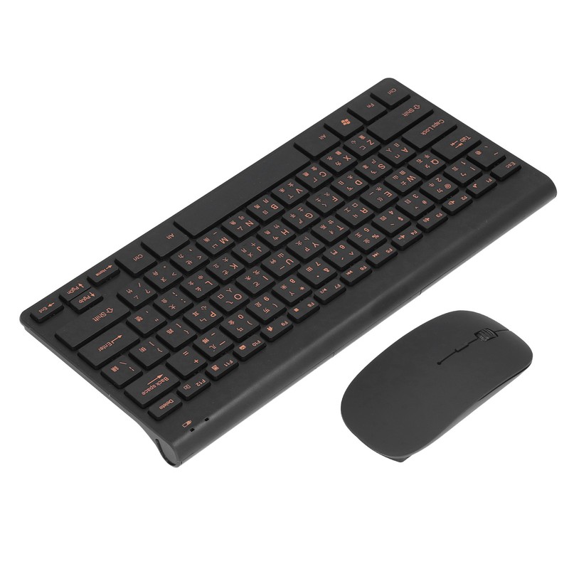 Chinese English Keyboard 78 Keys 2.4G Wireless Keyboard Mouse Combo