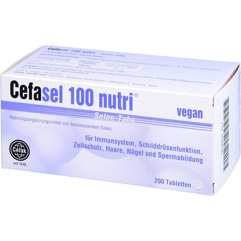 Cefasel 100 nutri Selen-Tabs, 200 pcs tablets