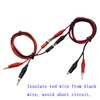 Blomiky 1M 1 Red and 1 Black 2 Wire Alligator