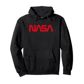 NASA Red Worm Logo - NASA Space Pullover Hoodie