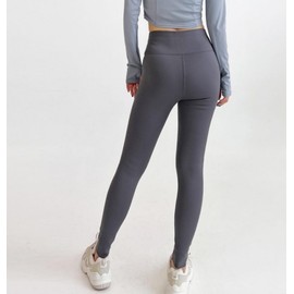Women's Brushed Fleece High-Waist Yoga Pilates Workout Leggings Female Black/XL