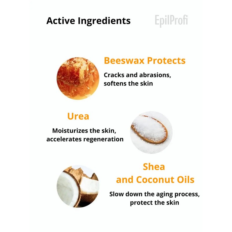 EpilProfi Vosk Crack Wax Professional Deep Moisturizer Cream for Dry