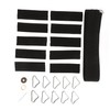WHAMVOX 1 Set Trampoline Repair Kit of Durable Triangle Rings