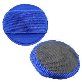 Felimoa Car Wash Tool Iron Powder Removal Glove Cloth Brush Coating Car Wash Sponge Set of 2