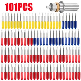 101PCS Vinyl Cutter Knife Blades 30/45/60 Degree Roland Cutting Plotter