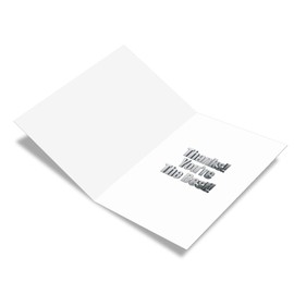 NobleWorks Great Boss - Boss Thank You Greeting Card with Envelope (4.63 x 6.75 Inch) Rainbow Appreciation and Thumbs Up C5862BYG