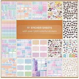 Clever Fox Planner Stickers 1,500+ Productivity, Budget, Fitness, Mom, Student journal Dial