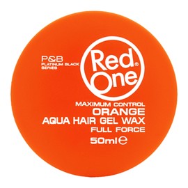 Redone Hair Styling Aqua Wax Orange 50 ml | Travel Size | Edge Control | Ultra Hold | Gel Wax | Men & Women Hair Wax | Melon Scent | Maximum Control