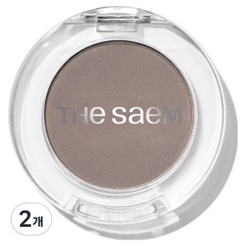 The Saem Saemmul Single Matte Shadow, BR01 High-Performance Ash, 2 pieces / 더샘 샘물 싱글 매트 섀도우, BR01 고능소비 애쉬, 2개