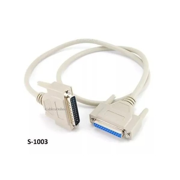 CablesOnline 3ft DB25 Multi Purpose RS-232 Serial/Paralle