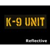 2 Pack Reflective K-9 Unit Patch Reflective Back Panel K-9