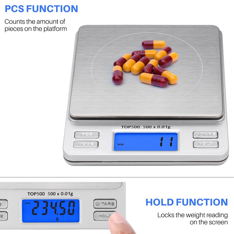 Smart Weigh Digital Pro Pocket Scale 500g x 0.01 Grams