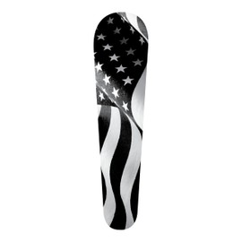 Kustom Cycle Parts Black & White Wavy American Flag Dash Insert! Fits Harley Davidson 2008-2020 Street Glides and 2010-2020 Road Glides. 08-20 Street/Road Glide Dash Insert