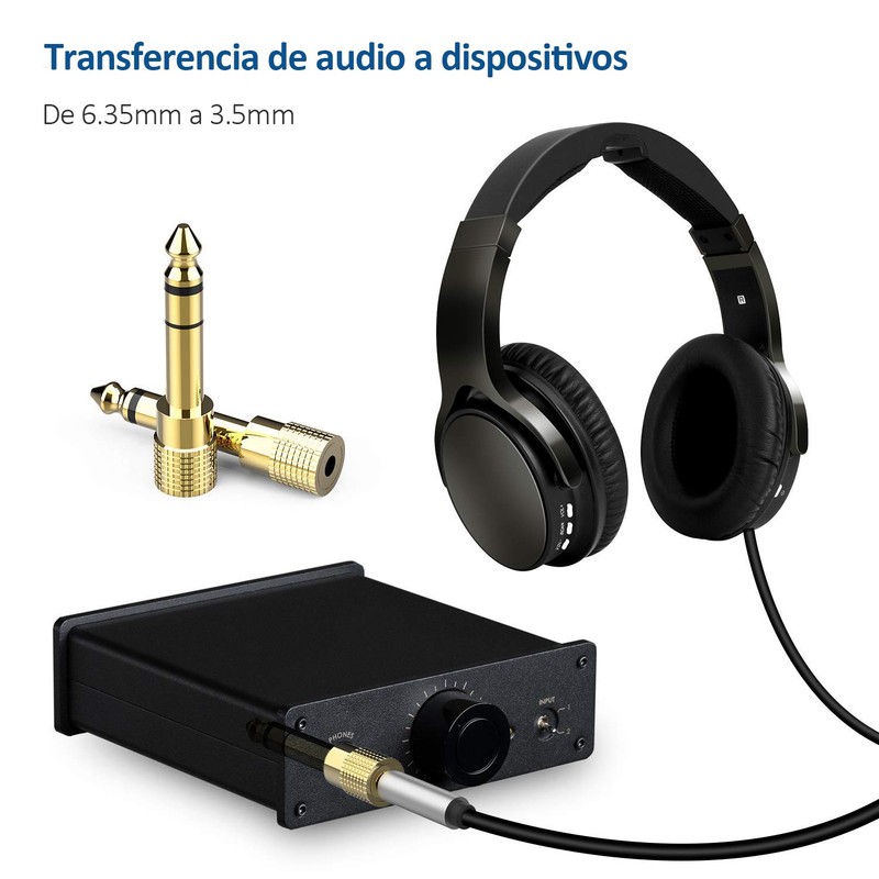 CHEELOM 6.35 mm (1/10.2 cm) Macho a 3.5 mm (1/20.3