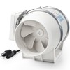 Voltset 4 Inch Duct Fan, Inline Ventilation Exhaust Fan, 280