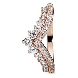 Generic Anillo Hueso Losseos Princesa Recubrimiento Oro Rosa