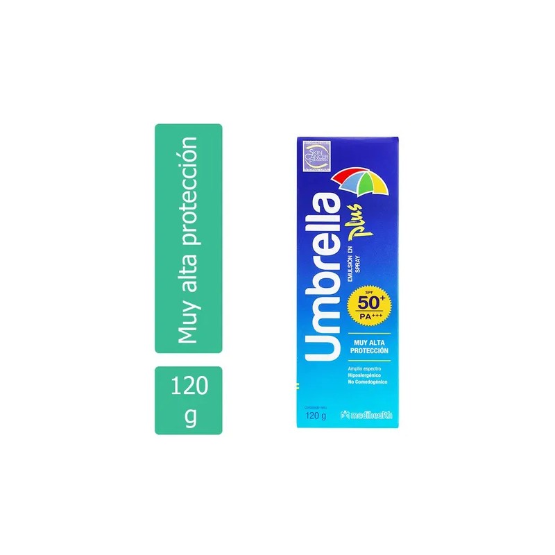 Umbrella Plus Protector Solar SPF 50+ | Resistente al Agua