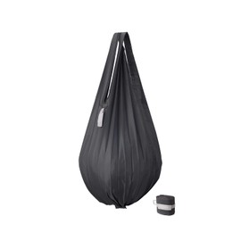 Marna Shupatto Minimalist Bag Drop 3.2 gal (12 L) (Black Sesame) Spat Eco Bag, Folding Shopping Bag (Drop Vertical/Large Capacity)