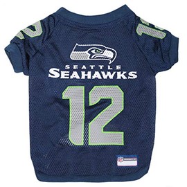 Pets First SEA-4000-XXL Seattle Seahawks Mesh Jersey, Xx-Large Size, Multicolor, One Size