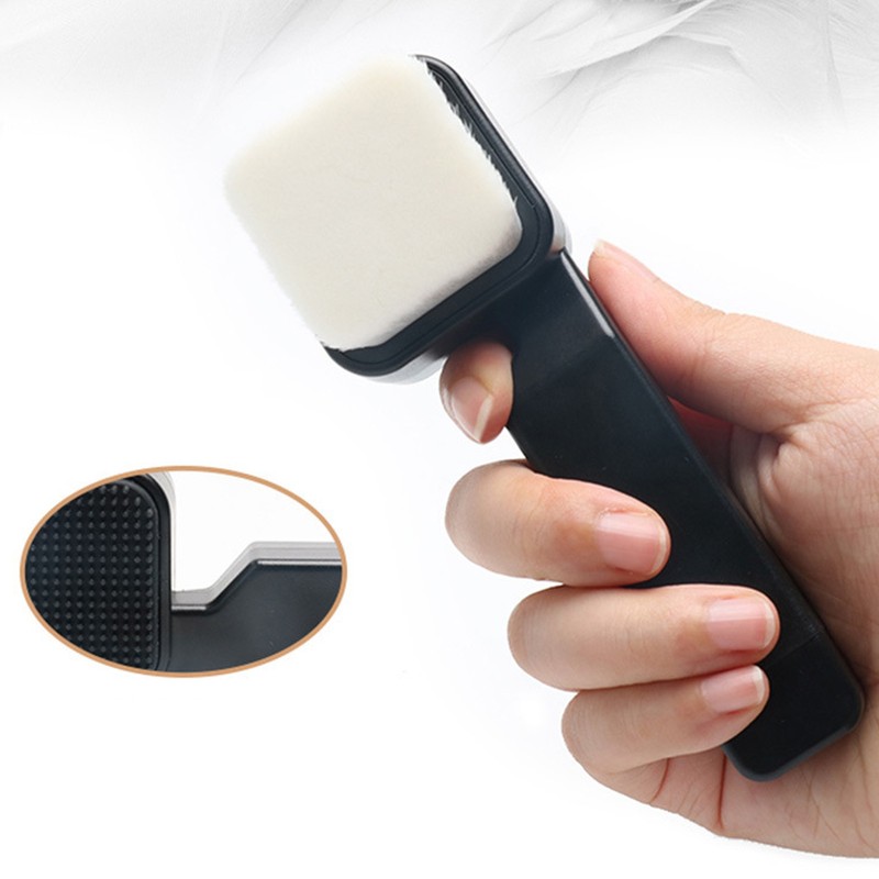 2Pcs Facial Cleansing Brush Effective Soft Black White Square Face