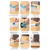 Plastic Wrap Dispenser with Cutter PP Material Adjustable Size for