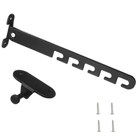 Lxoraziy Adjustable Position Casement Window Restrictor Latch, Lock Tilt Regulator for Windows, Child Lock Restrictor Catch for Aluminum, Wooden, Metal Window and Door(Black)