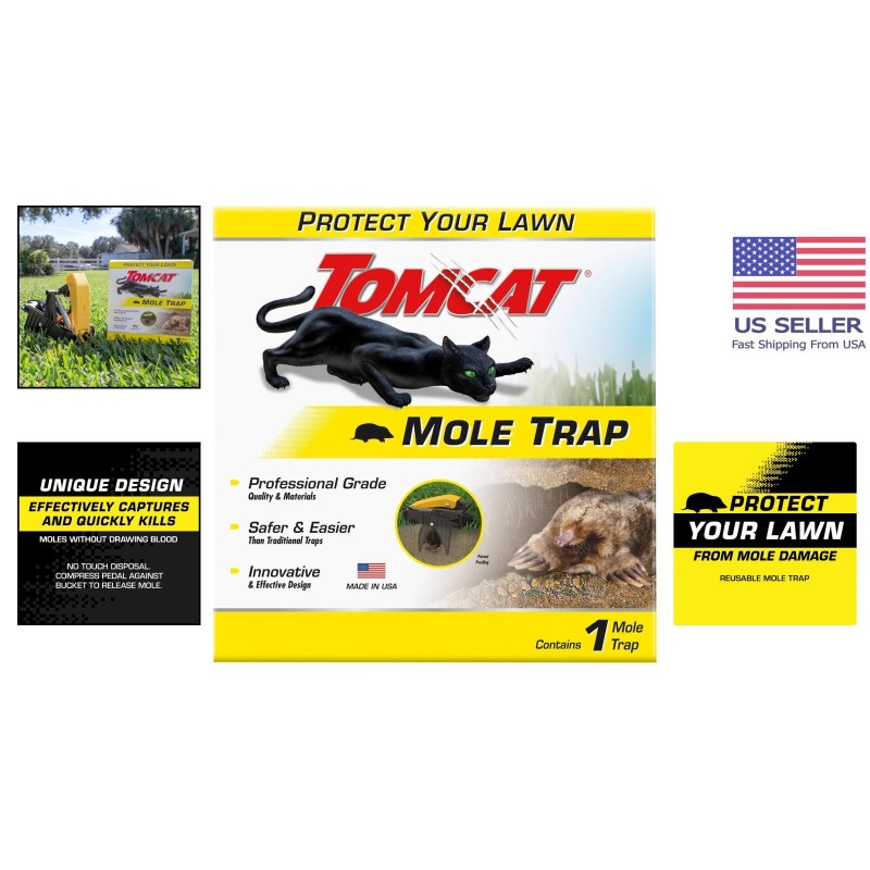 Efficiently Eliminate Moles with Our Reusable Hands-Free Trap - 1