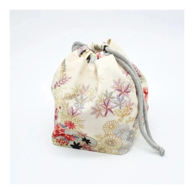 Rosesky Yukata Drawstring Pouch, Drawstring Kinchaku Bag, Small Drawstring, Various