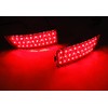RZG 2x Red Lens Rear Bumper Reflector LED Fog Tail