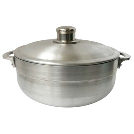 Wee's Beyond Heavy Gauge Caldero Dutch Oven with Aluminum Lid, 1.8 quart, Silver
