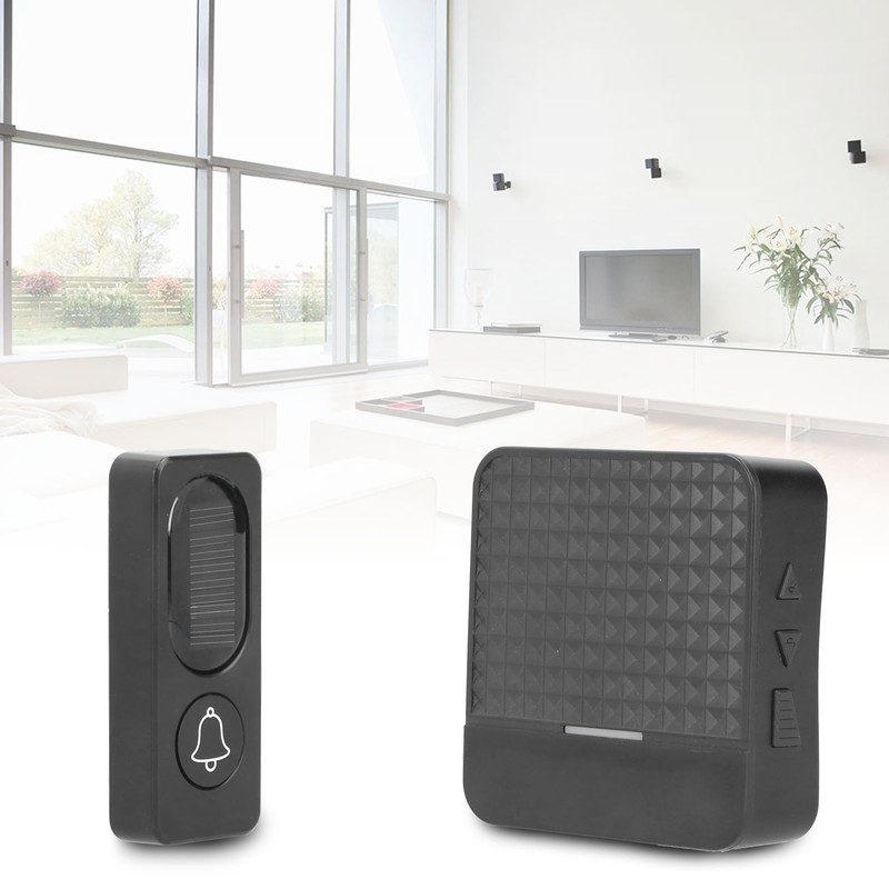 Wireless Door Bell Solar Powered Waterproof Intelligent Doorbell Set