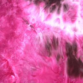 Coral Sangria Choco Tie Dye Ombre Print on Double Sided Brushed DTY Stretch Fabric