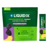 Liquid I.V. Hydration Multiplier + Energy Drink Mix, BlackBerry Peach