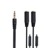 chenyang 3.5 mm Stereo Male to Double 3.5 mm Female