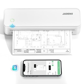 JADENS JADENS Portable Printers Wireless for Travel, Thermal Inkless Printer, Support 8.5" X 11" Thermal Paper, Compatible with iOS, Android & Laptop