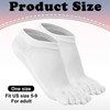 Bencailor 6 Pairs Women Toe Socks Cotton Compression Ankle Five