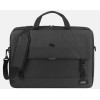 Solo New York Notch Slim Briefcase Fits 17.3" Laptop, Black