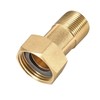 TA-VIGOR Brass Pipe Fitting Hex Nipple, 3/4 Male x G1