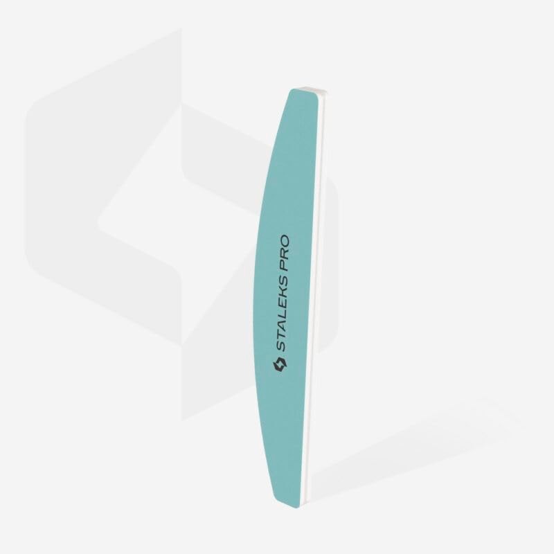 STALEKS PRO 4pcs Soft Half Moon Nail File 400/3000 Grit