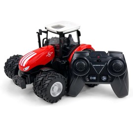 Big Country Toys R/C Tractor Dually, 1:24 Scale (Red)