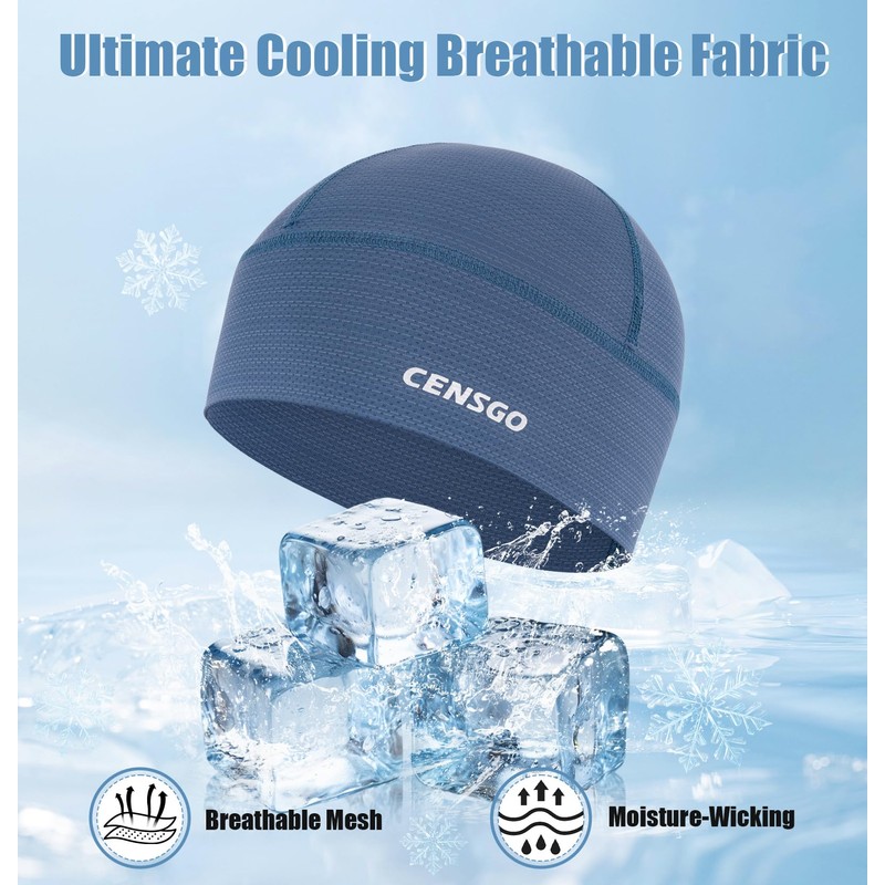CENSGO Cooling Skull Cap Cycling Hats for Men Women, Motorcycle
