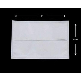 Medical Arts Press Self-Adhesive Poly Pocket, Filing Pockets, Clear, 100 Per Box (4-3/4" x 7")