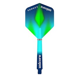 Unicorn Gripper 3 Cosmos Meteor Flight and Shaft Combo Darts Blue/Green Standard