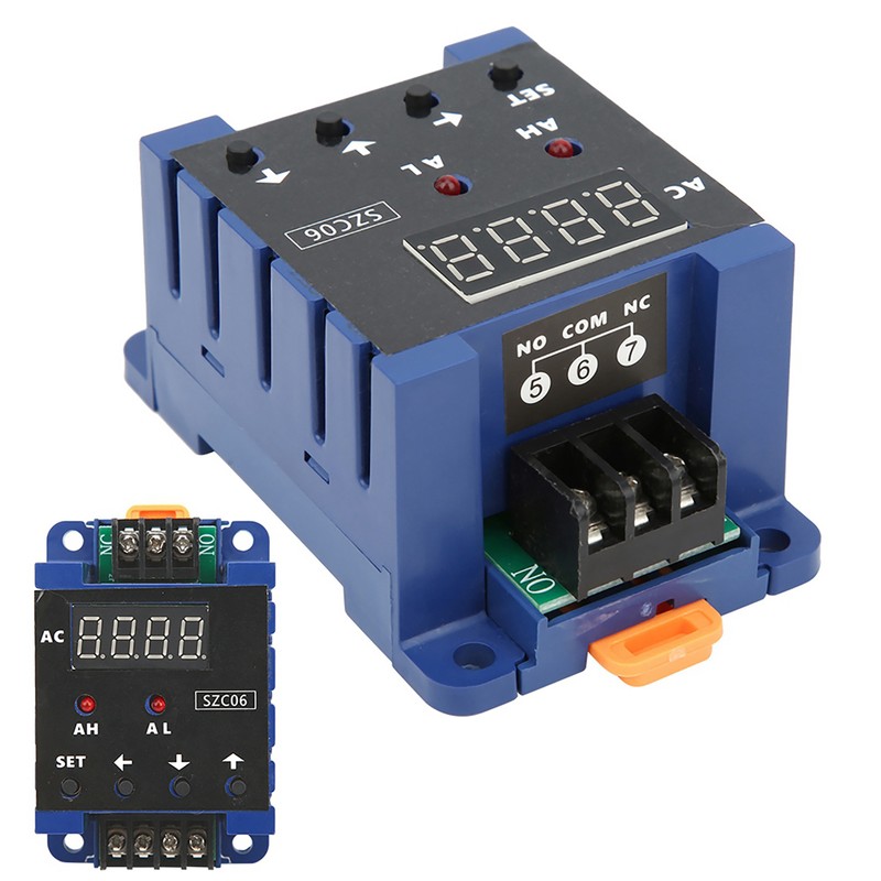 SZC06 AC Digital Ammeter 0.3‑50A Measure Range Upper Lower Limit