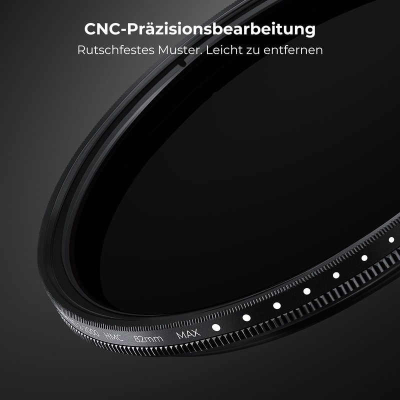 K&F Concept Nano K-Series ND Filter 62 mm Variable Grey