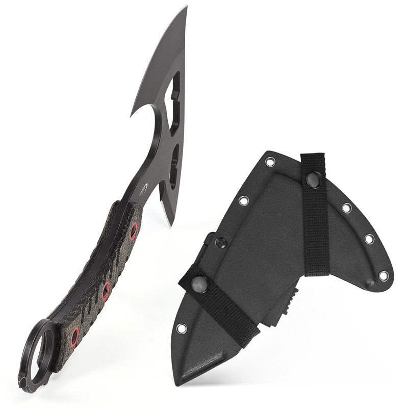 Ccanku C1392 Camping Axes,DC53 Steel Blade with Micarta Handle Chopping
